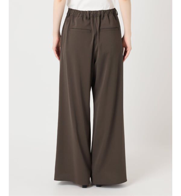 Spick and Span「ドライストレッチワイドパンツ」|スラックス|