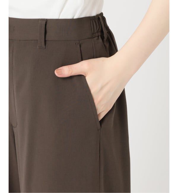 Spick and Span「ドライストレッチワイドパンツ」|スラックス|