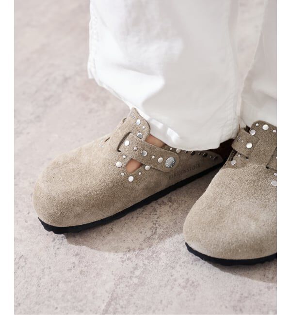 FRAMeWORK「BIRKENSTOCK/ビルケンシュトック  BOSTON RIVET」|スリッポン|