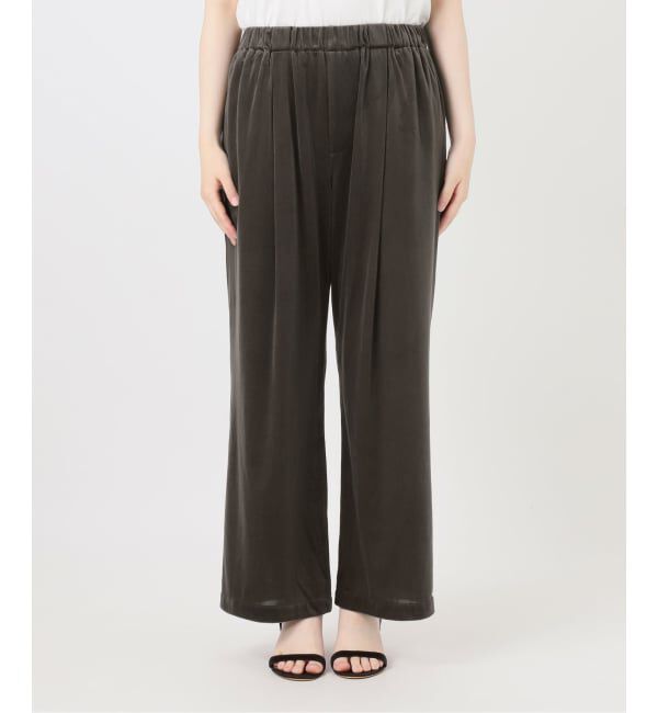 Spick and Span「《WEB限定》ベロアイージーパンツ」|その他|
