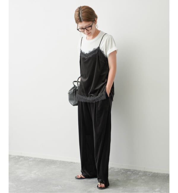 Spick and Span「《WEB限定》ベロアイージーパンツ」|その他|