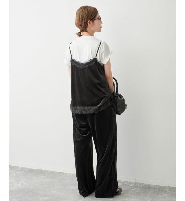 Spick and Span「《WEB限定》ベロアイージーパンツ」|その他|