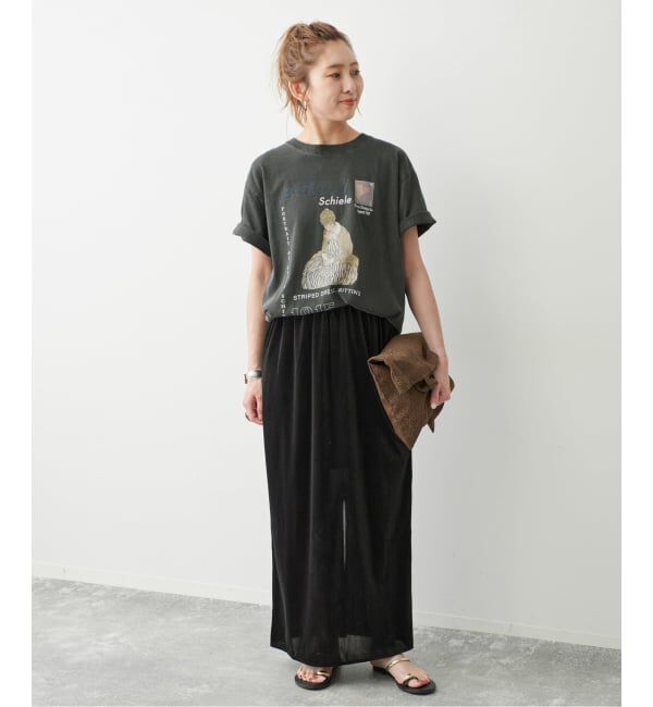 Spick and Span「ベロアイージースカート」|スカート|