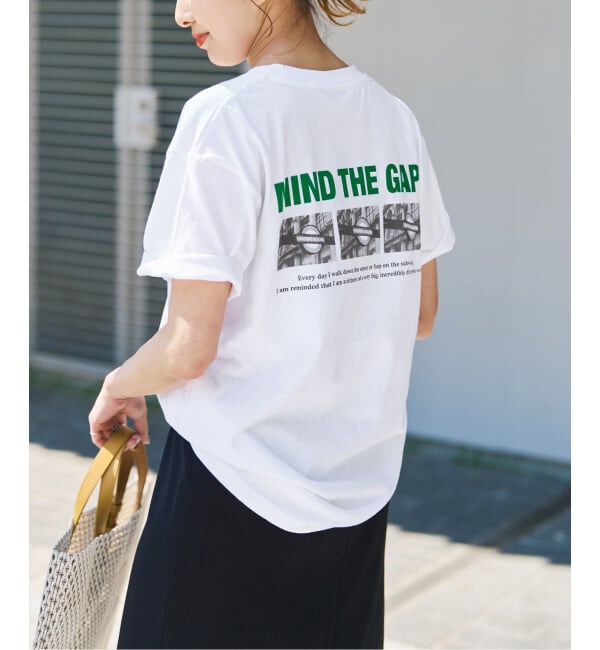 Spick and Span「《追加》バックフォトプリントT」|Tシャツ・カットソー|グリーン