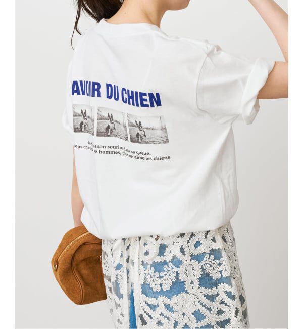 Spick and Span「《追加》バックフォトプリントT」|Tシャツ・カットソー|