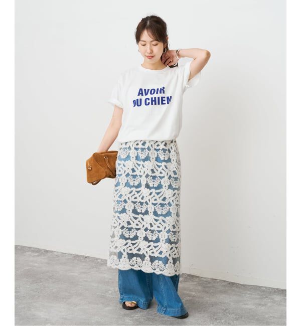 Spick and Span「《追加》バックフォトプリントT」|Tシャツ・カットソー|