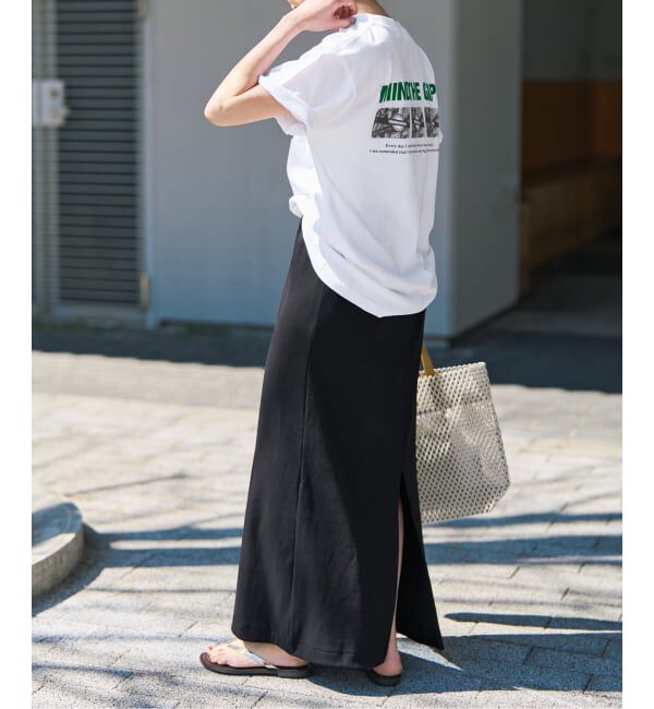 Spick and Span「《追加》バックフォトプリントT」|Tシャツ・カットソー|