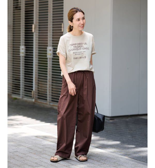 FRAMeWORK「≪追加≫カスレロゴプリントTシャツ」|Tシャツ・カットソー|