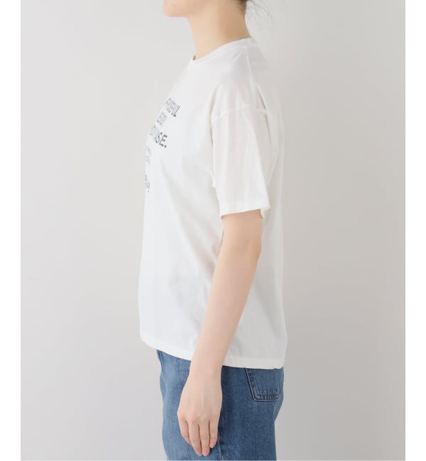 FRAMeWORK「≪追加≫カスレロゴプリントTシャツ」|Tシャツ・カットソー|