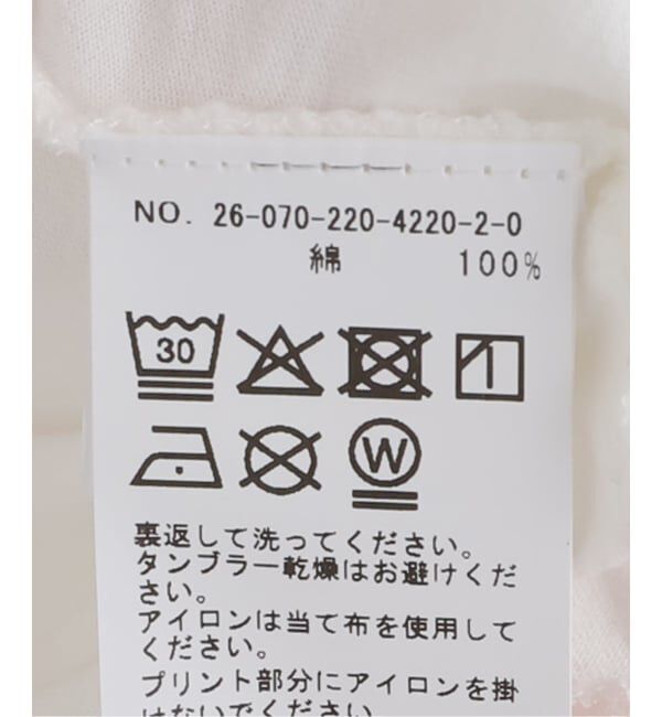 FRAMeWORK「≪追加≫カスレロゴプリントTシャツ」|Tシャツ・カットソー|