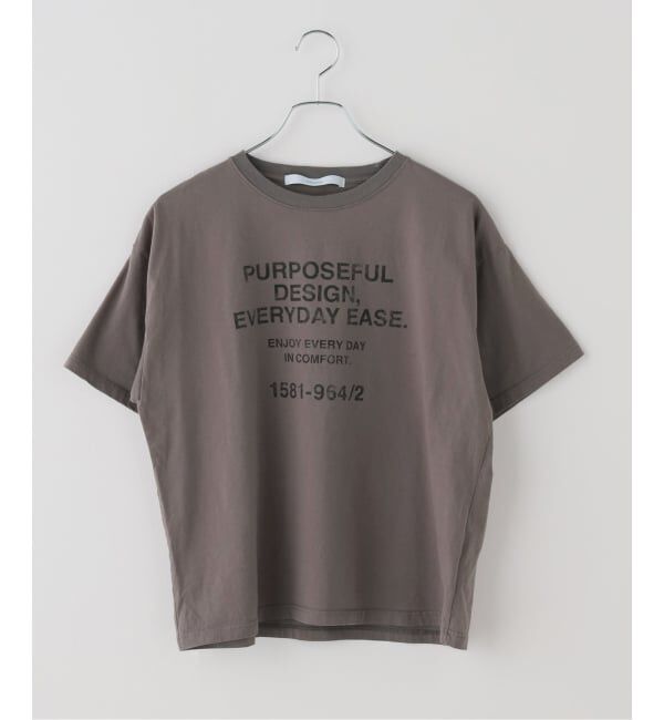 FRAMeWORK「≪追加≫カスレロゴプリントTシャツ」|Tシャツ・カットソー|