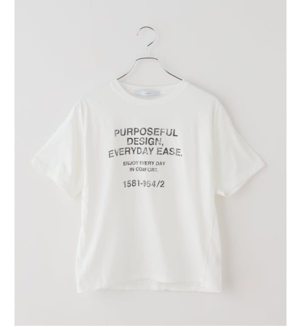 FRAMeWORK「≪追加≫カスレロゴプリントTシャツ」|Tシャツ・カットソー|