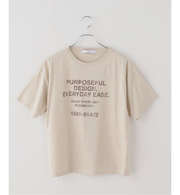 FRAMeWORK「≪追加≫カスレロゴプリントTシャツ」|Tシャツ・カットソー|