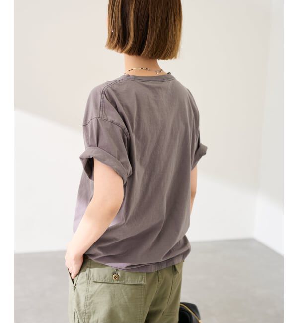 FRAMeWORK「≪追加≫カスレロゴプリントTシャツ」|Tシャツ・カットソー|