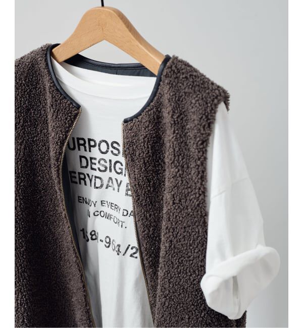 FRAMeWORK「≪追加≫カスレロゴプリントTシャツ」|Tシャツ・カットソー|ホワイト