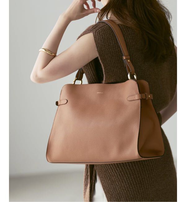 NOBLE「LORISTELLA/ロリステッラ サイドベルトBAG」|ショルダー・メッセンジャー|キャメル