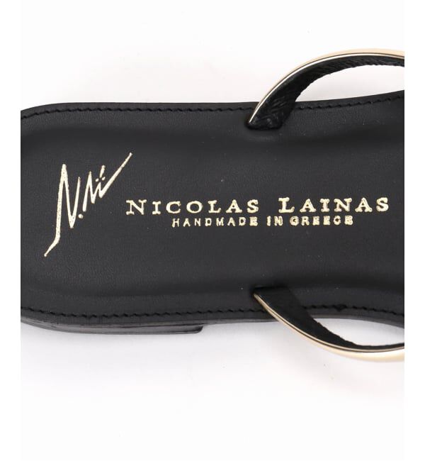 Spick and Span「《追加》NICOLAS LAINAS / ニコラス ライナス メタルパーツフラットサンダル」|サンダル|