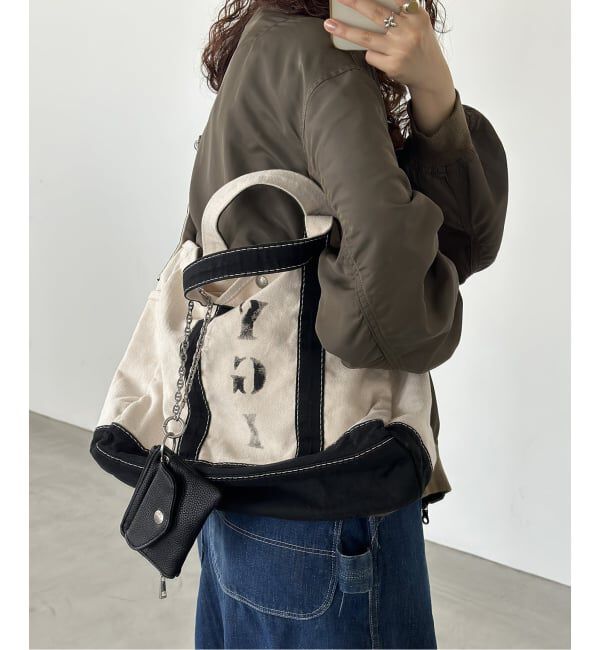 FRAMeWORK「≪WEB先行 / 追加予約≫YA GOOD IDEAS STENCIL SHOULDER トート 2」|トートバッグ|