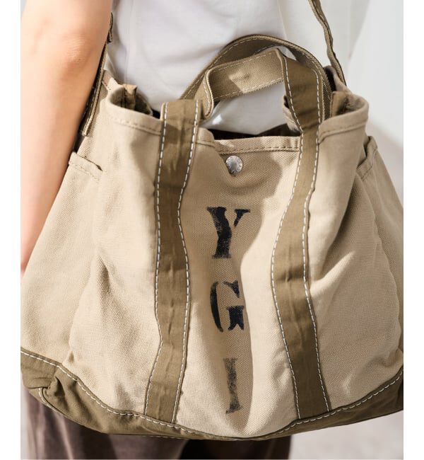 FRAMeWORK「≪WEB先行 / 追加予約≫YA GOOD IDEAS STENCIL SHOULDER トート 2」|トートバッグ|