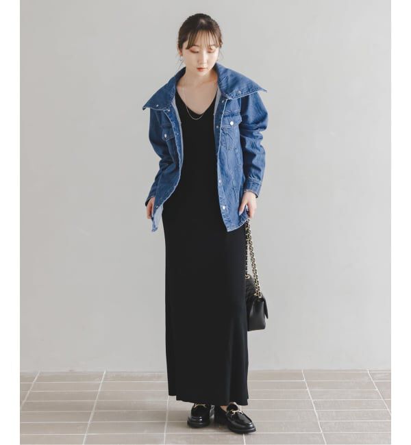 NOBLE「SERGE/サージ SAILOR COLLAR JACKET」|デニムジャケット|