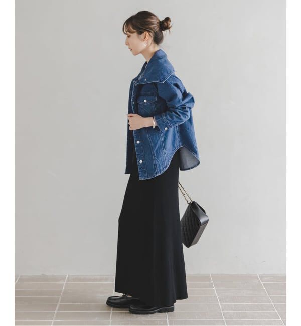 NOBLE「SERGE/サージ SAILOR COLLAR JACKET」|デニムジャケット|