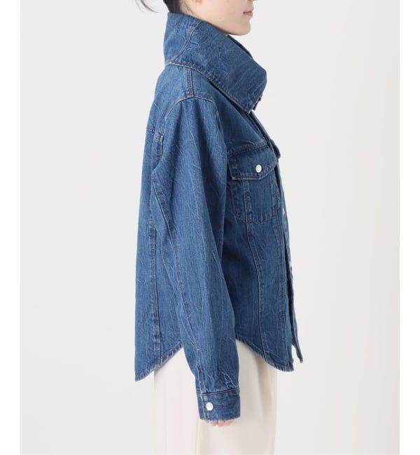 NOBLE「SERGE/サージ SAILOR COLLAR JACKET」|デニムジャケット|