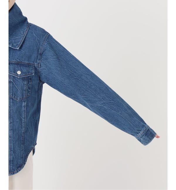 NOBLE「SERGE/サージ SAILOR COLLAR JACKET」|デニムジャケット|