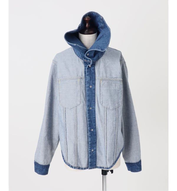 NOBLE「SERGE/サージ SAILOR COLLAR JACKET」|デニムジャケット|