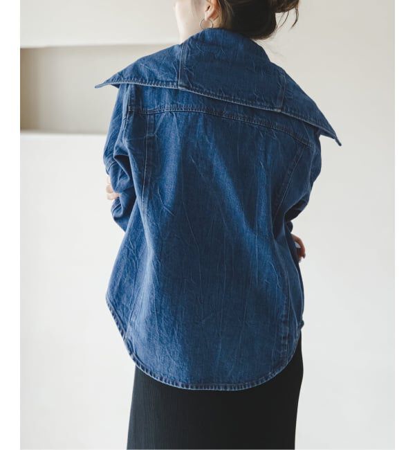 NOBLE「SERGE/サージ SAILOR COLLAR JACKET」|デニムジャケット|