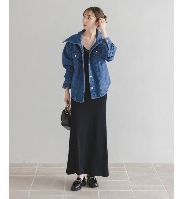 NOBLE「SERGE/サージ SAILOR COLLAR JACKET」|デニムジャケット|