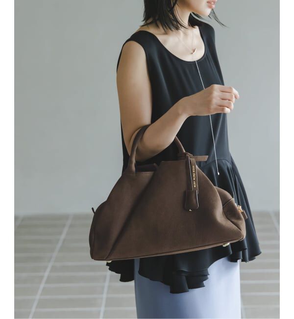 NOBLE「《別注カラーあり》mica della valle/ミカデラヴァッレ obliqua boston grande」|ボストンバッグ|