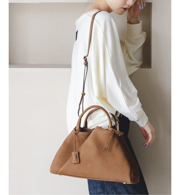 NOBLE「《別注カラーあり》mica della valle/ミカデラヴァッレ obliqua boston grande」|ボストンバッグ|
