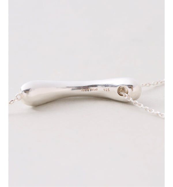NOBLE「norme/ノーム lattice necklace(シルバー)」|ネックレス|