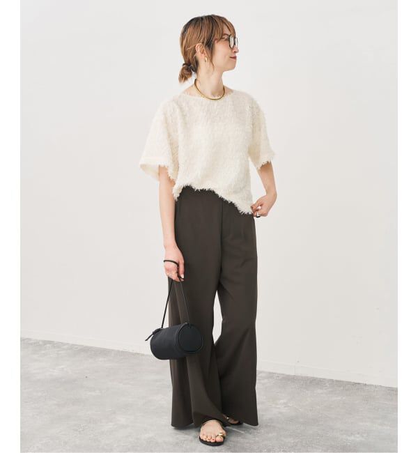 Spick and Span「《追加2》フェザーライクTブラウス」|シャツ・ブラウス|