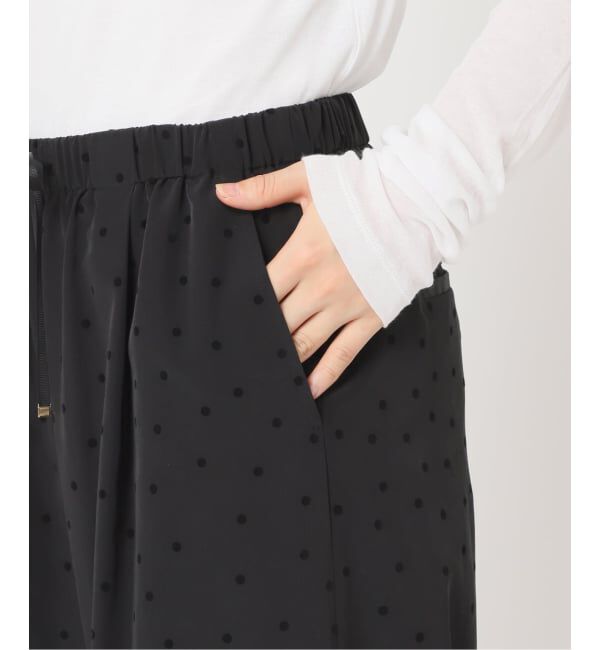 Spick and Span「《WEB限定 / 追加2予約》フロッキードットイージーパンツ」|その他|