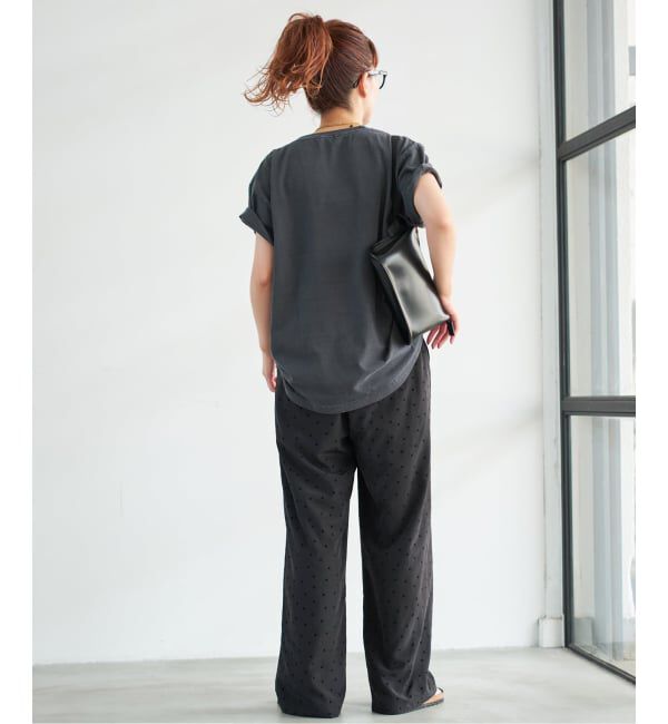 Spick and Span「《WEB限定 / 追加2予約》フロッキードットイージーパンツ」|その他|