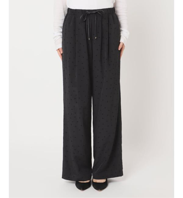 Spick and Span「《WEB限定 / 追加2予約》フロッキードットイージーパンツ」|その他|