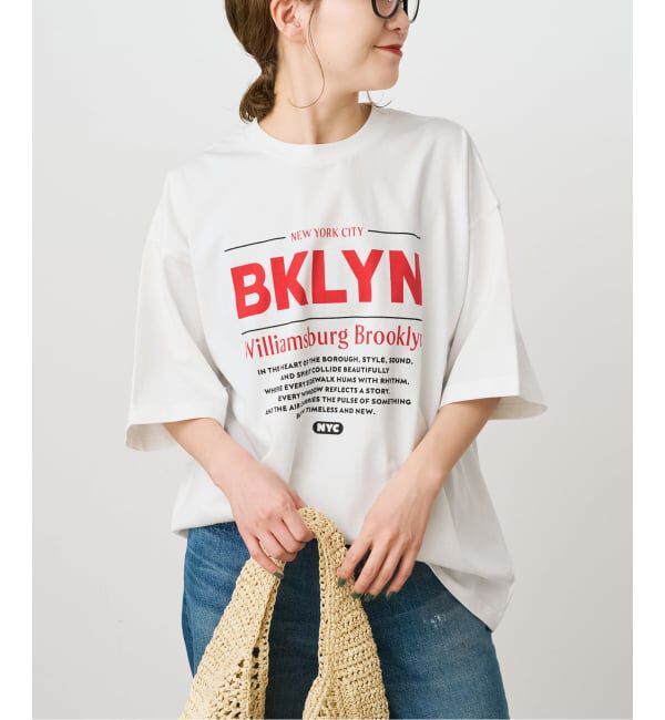Spick and Span「《WEB限定 / 追加予約》ロゴオーバーTシャツ」|Tシャツ・カットソー|