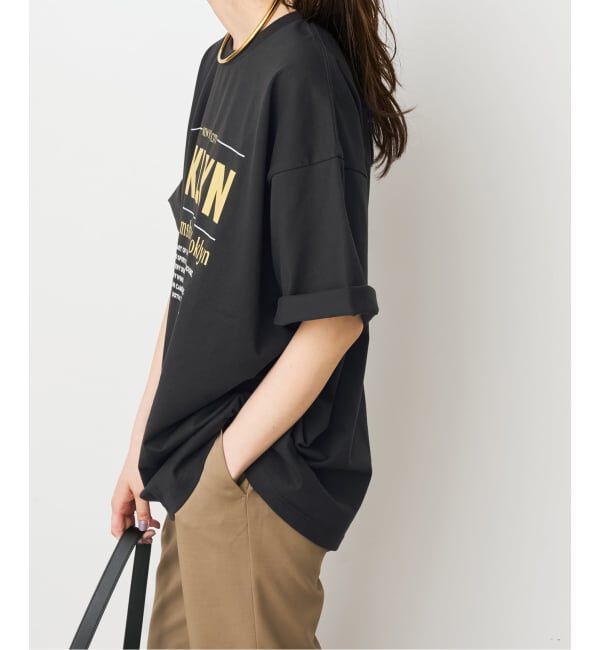 Spick and Span「《WEB限定 / 追加予約》ロゴオーバーTシャツ」|Tシャツ・カットソー|