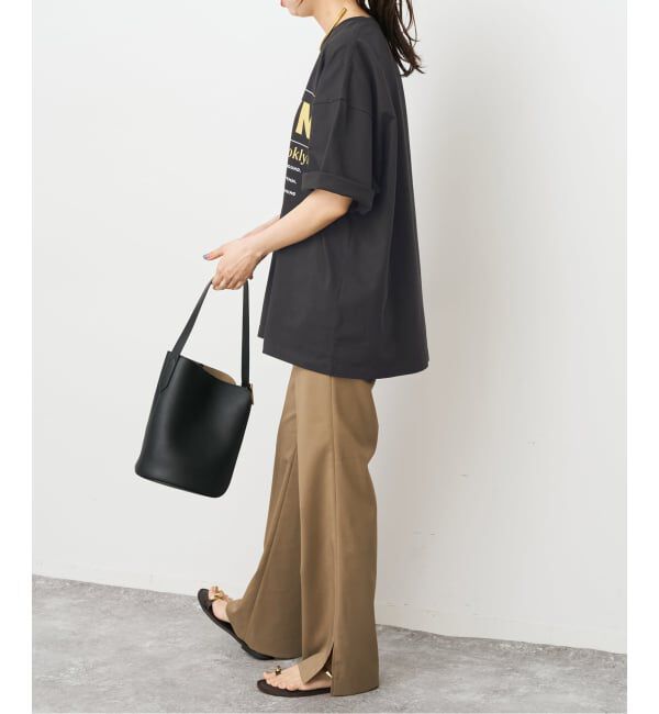 Spick and Span「《WEB限定 / 追加予約》ロゴオーバーTシャツ」|Tシャツ・カットソー|