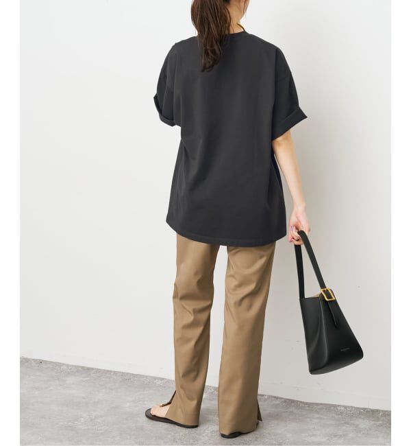 Spick and Span「《WEB限定 / 追加予約》ロゴオーバーTシャツ」|Tシャツ・カットソー|