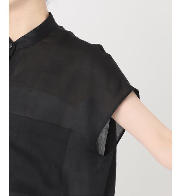 FRAMeWORK「≪WEB限定＋一部店舗≫フィブリルラミーキャップスリーブドロストシャツ」|シャツ・ブラウス|