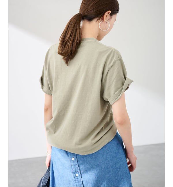 FRAMeWORK「WIFFLE 別注［Mickey Mouse］embroidery T」|Tシャツ・カットソー|