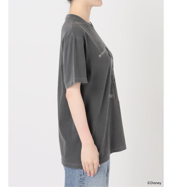 FRAMeWORK「WIFFLE 別注［Mickey Mouse］embroidery T」|Tシャツ・カットソー|