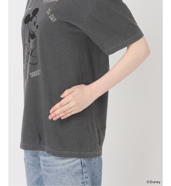FRAMeWORK「WIFFLE 別注［Mickey Mouse］embroidery T」|Tシャツ・カットソー|
