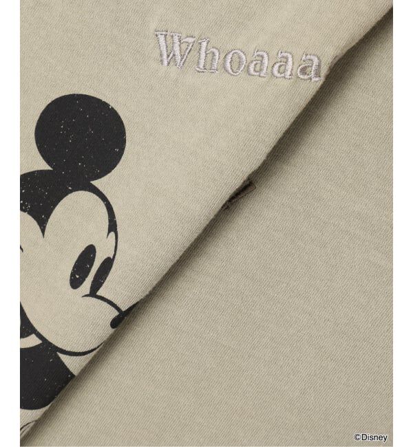 FRAMeWORK「WIFFLE 別注［Mickey Mouse］embroidery T」|Tシャツ・カットソー|