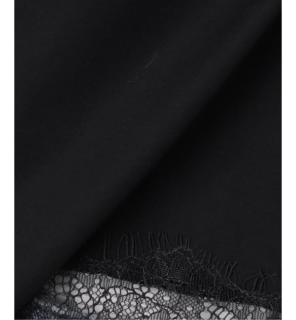 Spick and Span「《追加2》ヘムレース付きTシャツ」|Tシャツ・カットソー|