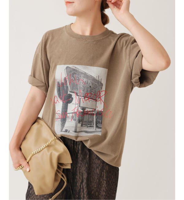 Spick and Span「《別注 / 追加3》J.J.Mercer / ジェイジェイマーサー Tシャツ」|Tシャツ・カットソー|ブラウン
