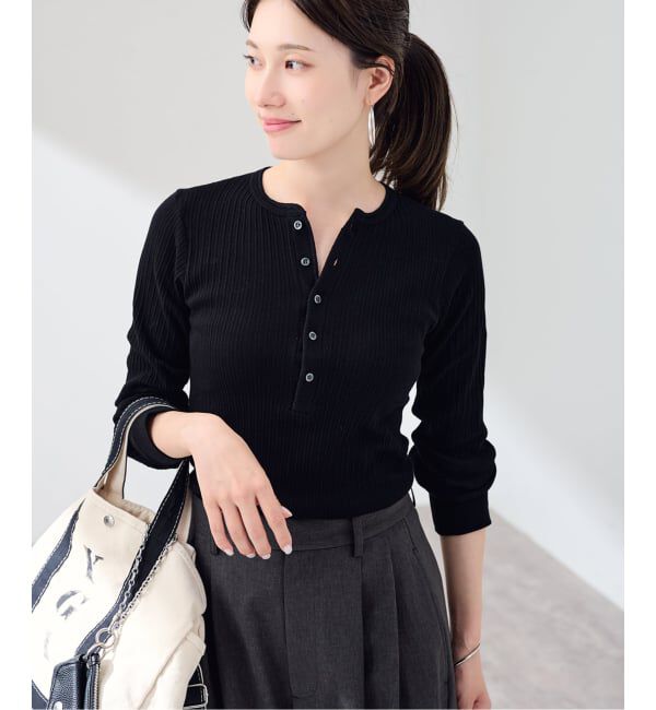 FRAMeWORK「≪予約≫GICIPI/ジチピ ORIGANO ヘンリーネック」|Tシャツ・カットソー|