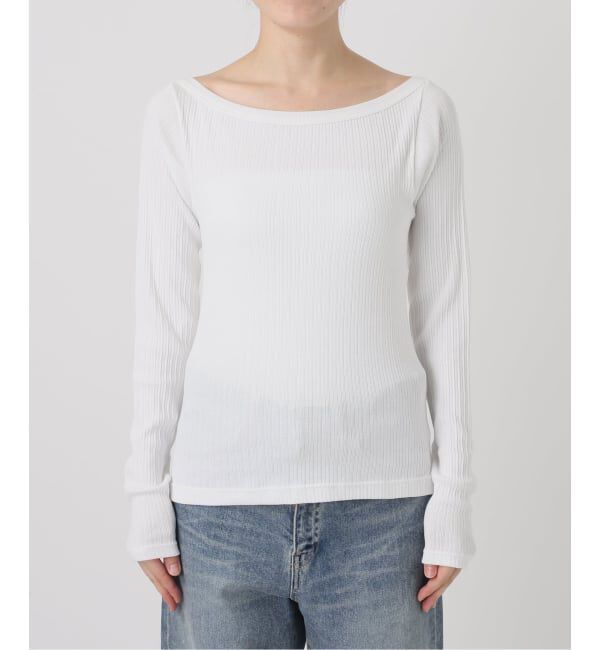 FRAMeWORK「≪予約≫GICIPI/ジチピ ROSMARINO ボートネック」|Tシャツ・カットソー|